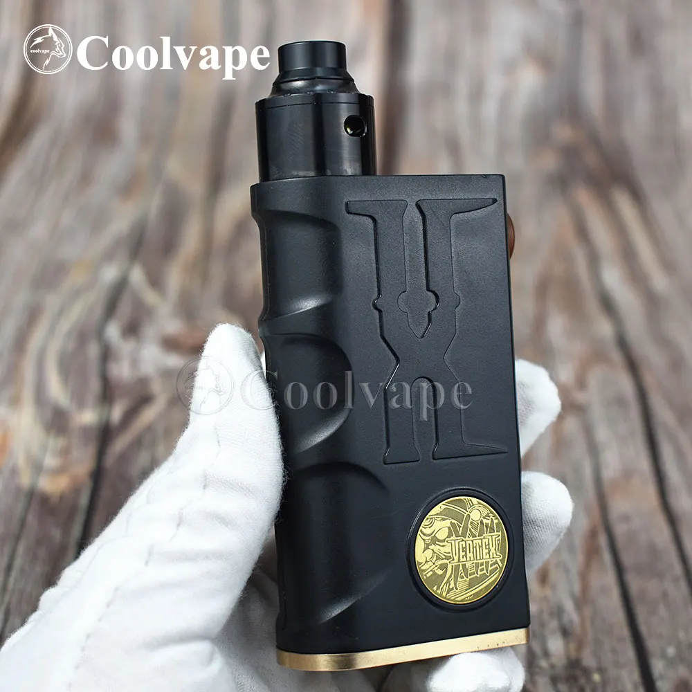 

vertex mod kit mech vape with Hellfire Maverick 22mm rda double 18650 battery mechanical vape 316ss vape ki