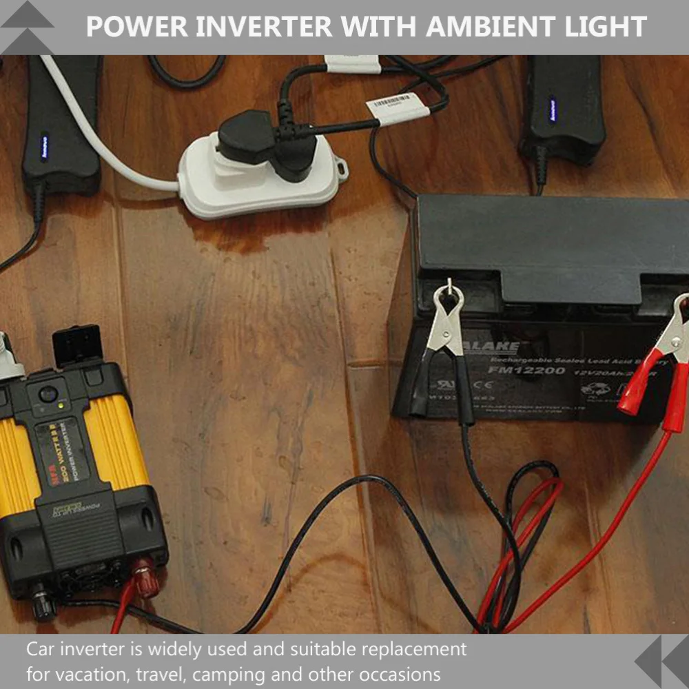 

Modification Sine Wave 24V-110V Car Voltage with LED Light (US Plug)