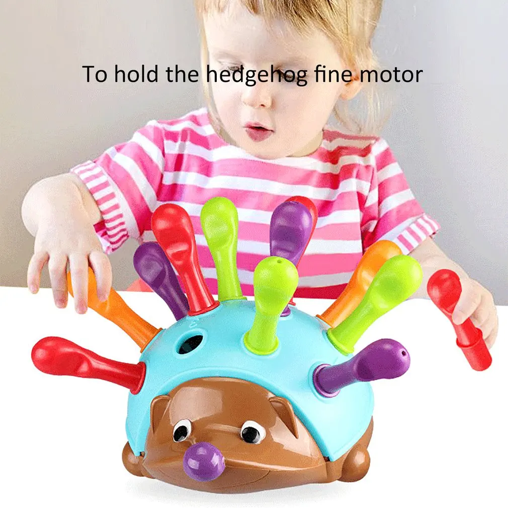 

DIY Color Matching Game Children Toy Early Education Educational Interactive Toys Hedgehog Montessori Benefit Intellectual Toys