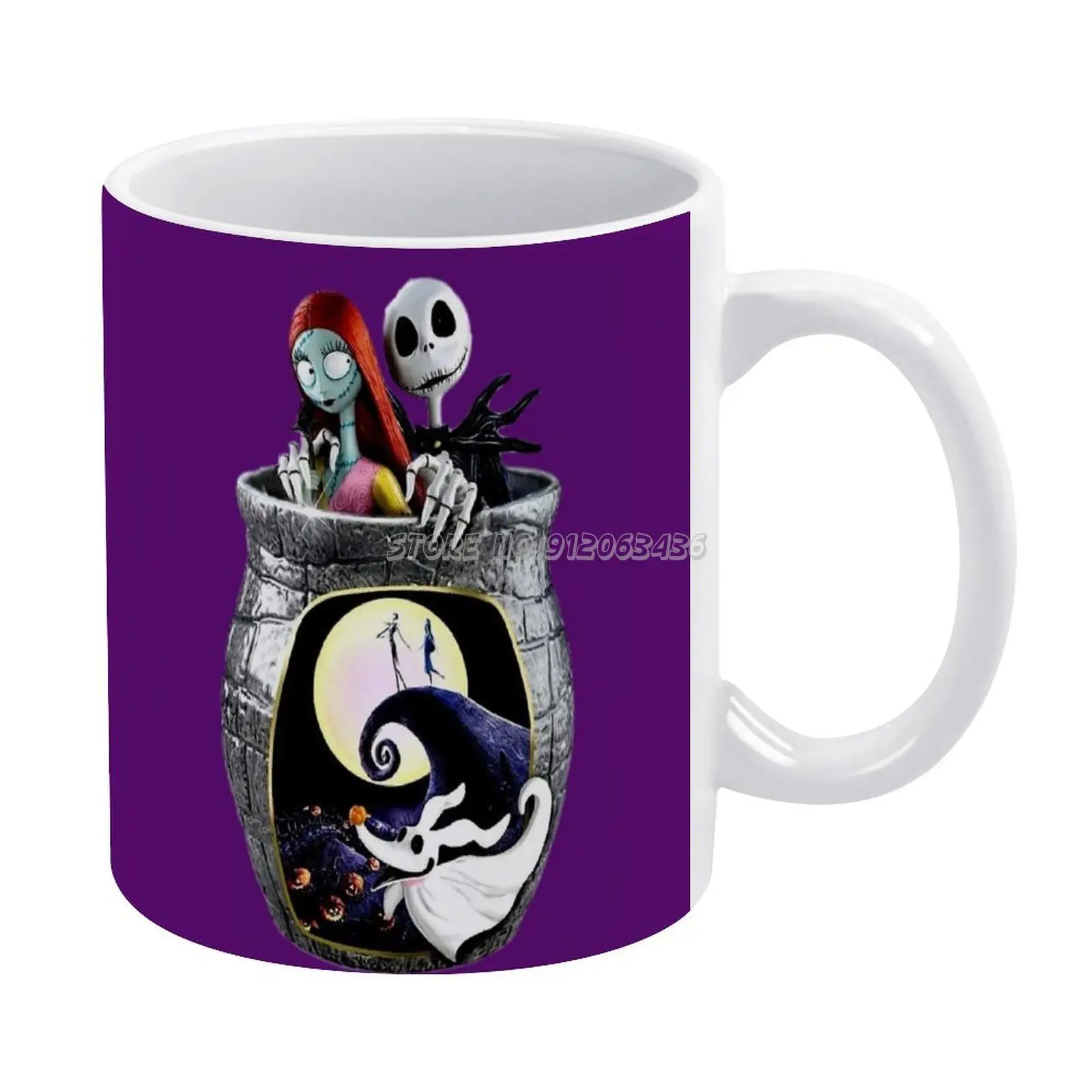 

Настоящий Романтика, кофейные кружки в стиле Скеллингтона, фарфоровая кружка, чашки для кафе, чая, молока, конфетные подарки на день отца, ко...