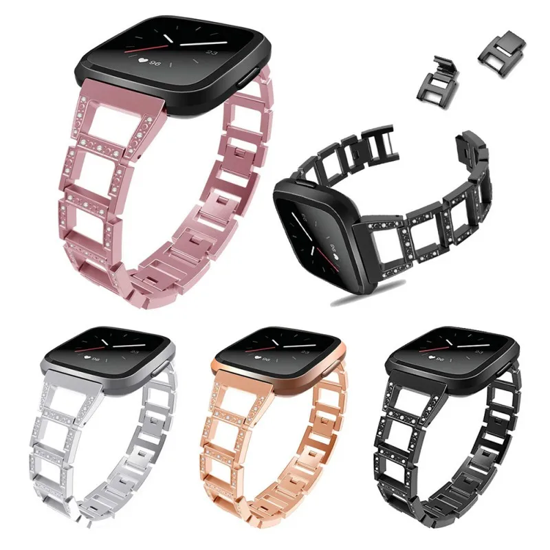 Выдолбленный декоративный браслет из нержавеющей стали с кристаллами