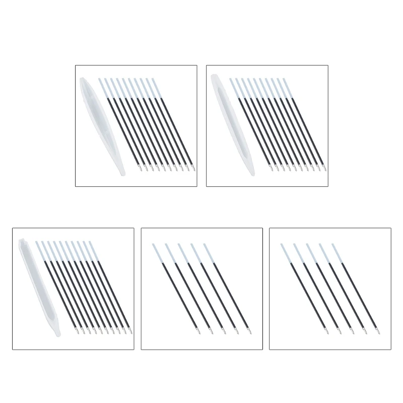 

5 Pcs DIY Crafts Crystal Epoxy Resin Mold Ballpoint Pen Casting Silicone Mould A2UA