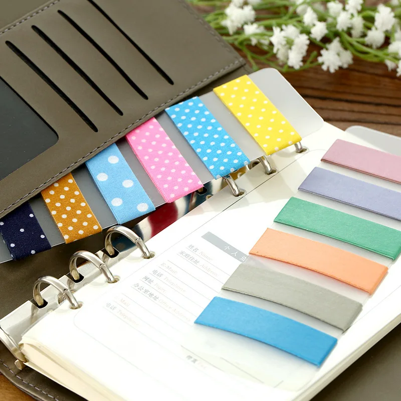 10 шт./лот диспенсер цветных лент липкие рабочие аксессуары матовые пвх васи ленты