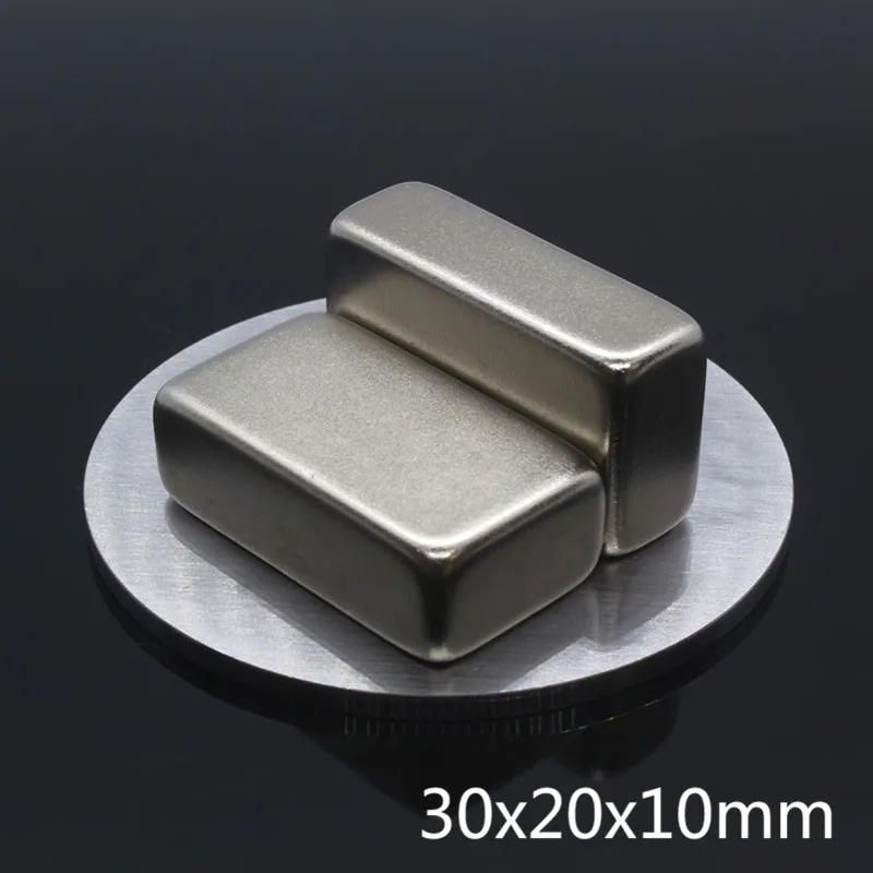Супермощный кубовидный Блок N35 редкоземельный неодимовый магнит 30*20*10 для