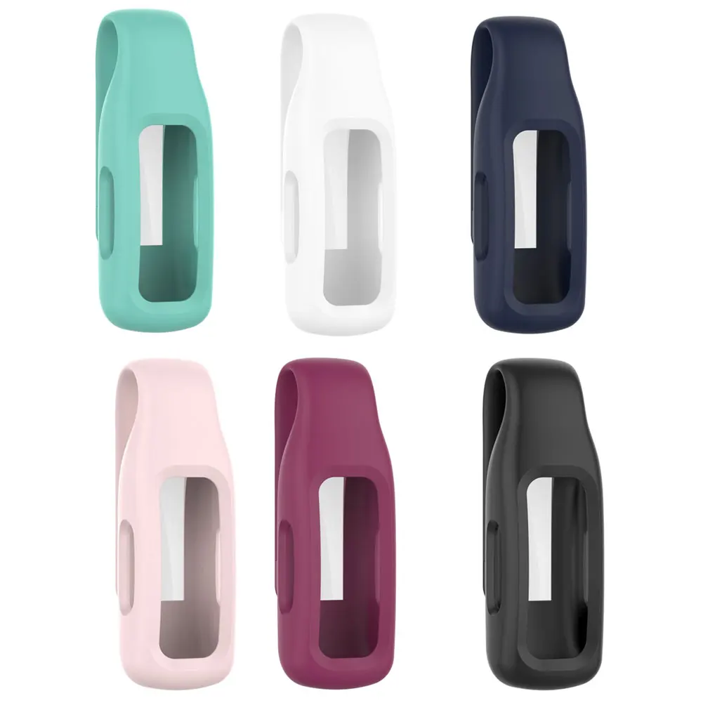 

Silicon Case Cover For Fitbit Inspire-2 Replacement Smart Wristband Accessories Protective Case Cover Clasp Clip Holder