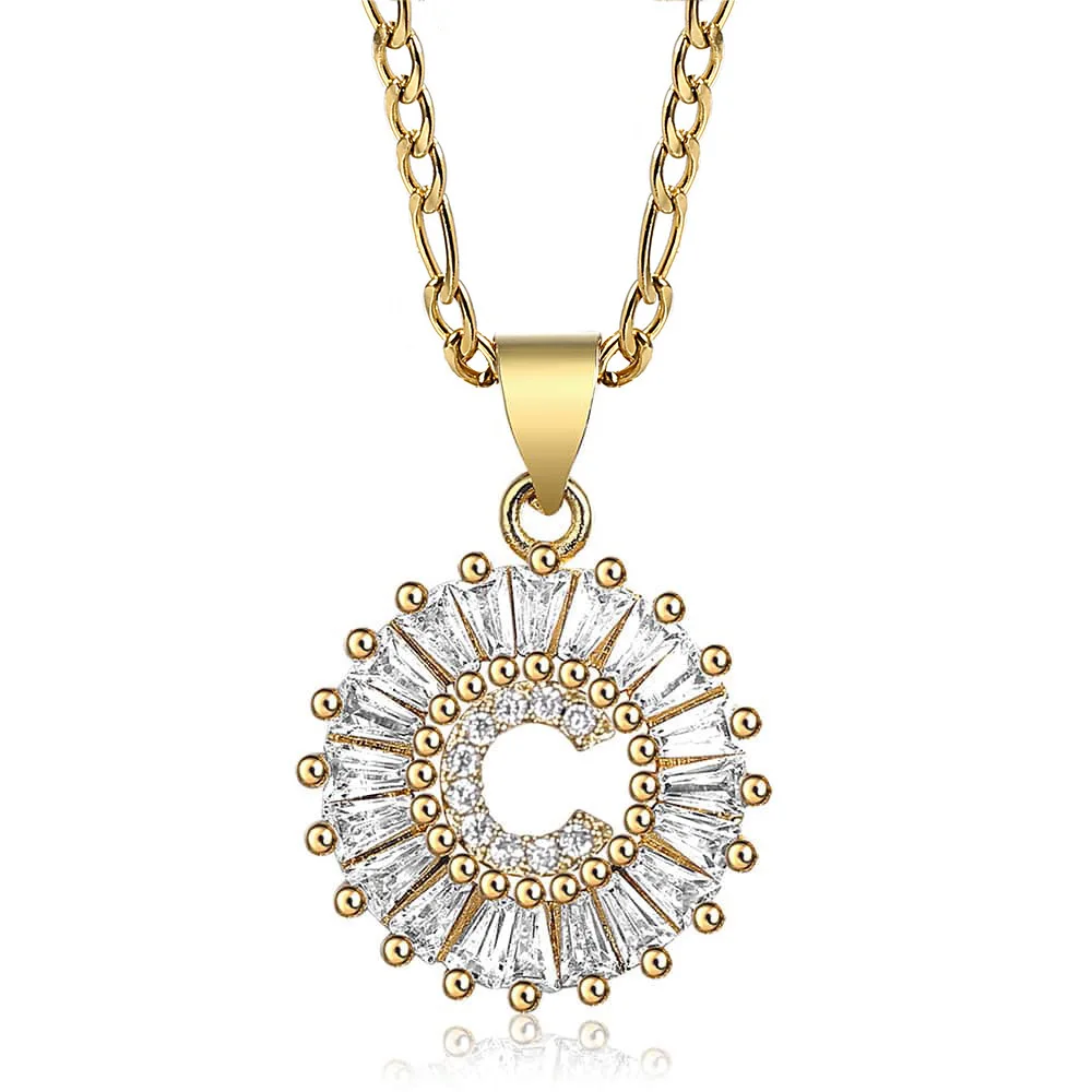 Женское ожерелье с подвеской подвесками желтого золота ожерелья для женщин