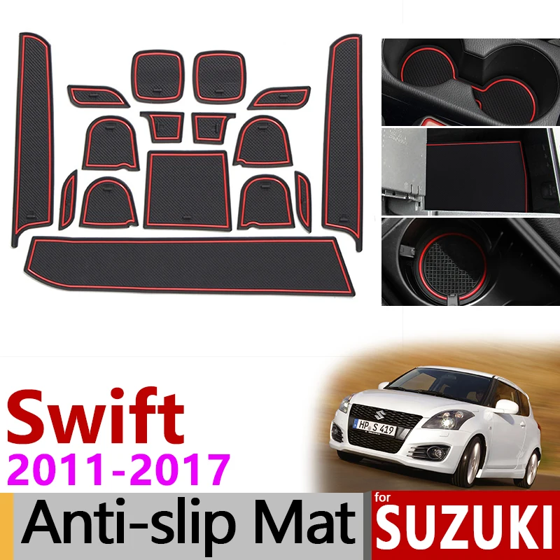 Противоскользящий коврик для ворот телефона коврики Suzuki Swift 2011 ~ 2017 аксессуары