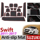 Противоскользящий коврик для ворот телефона, коврики для Suzuki Swift 2011  2017, аксессуары, наклейки Maruti DZire Sport ZC72S ZC82S ZC32S 2014
