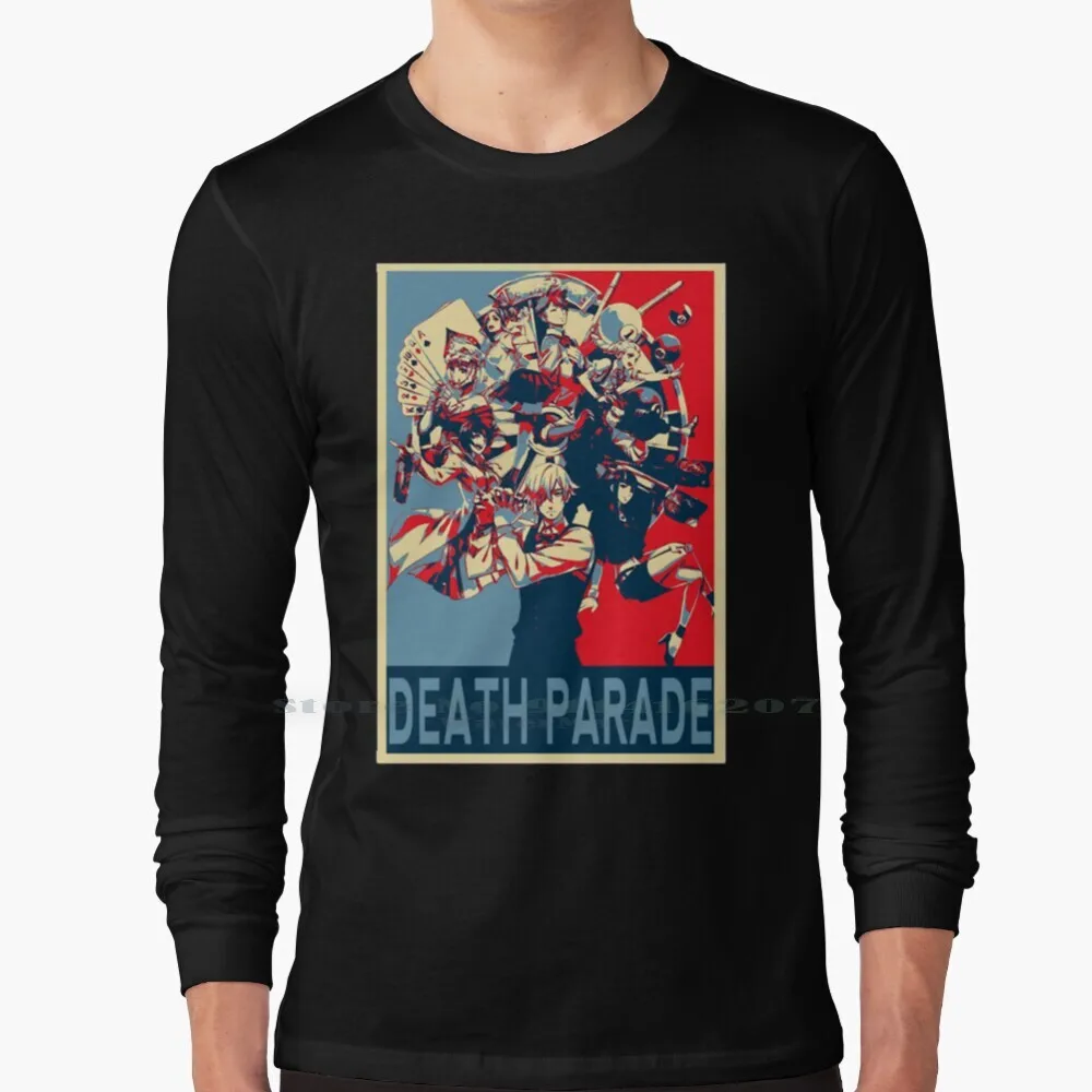 Death Parade - Decim Fanart Long Sleeve T Shirt Death Parade Decim Death Parade Manga Nona Chiyuki Anime Game Ginti Quindecim