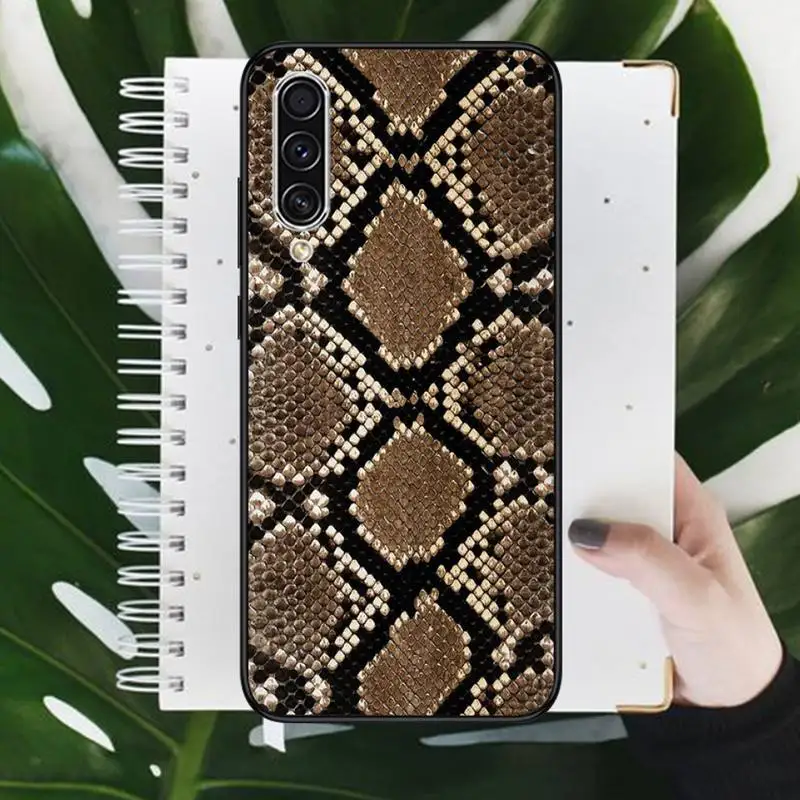 

Vintage snake skin Phone Case For Samsung Galaxy M10 20 30 A 40 50 70 71 6S A2 A6 A9 2018 J7 CORE PLUS STAR S10 5G C8