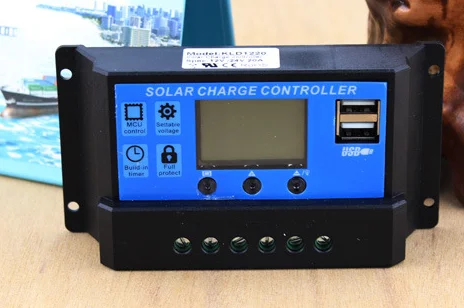 RG 20/40/60A Lamp Regulator Timer Solar Panels 12V 24V Battery Charge Controller for LED Street Lighting Power Bank Home System