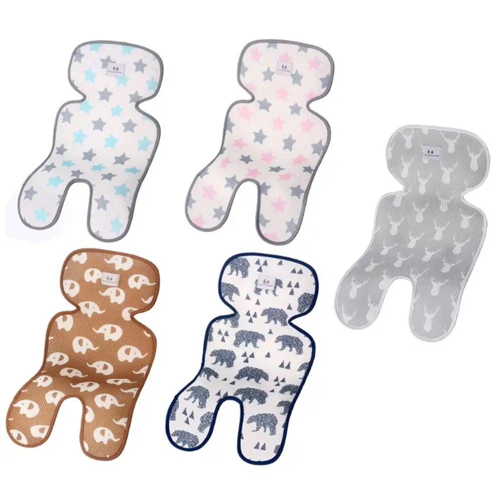 Летняя охлаждающая подушка для коляски 3D сетчатая дышащая подстилка матрас