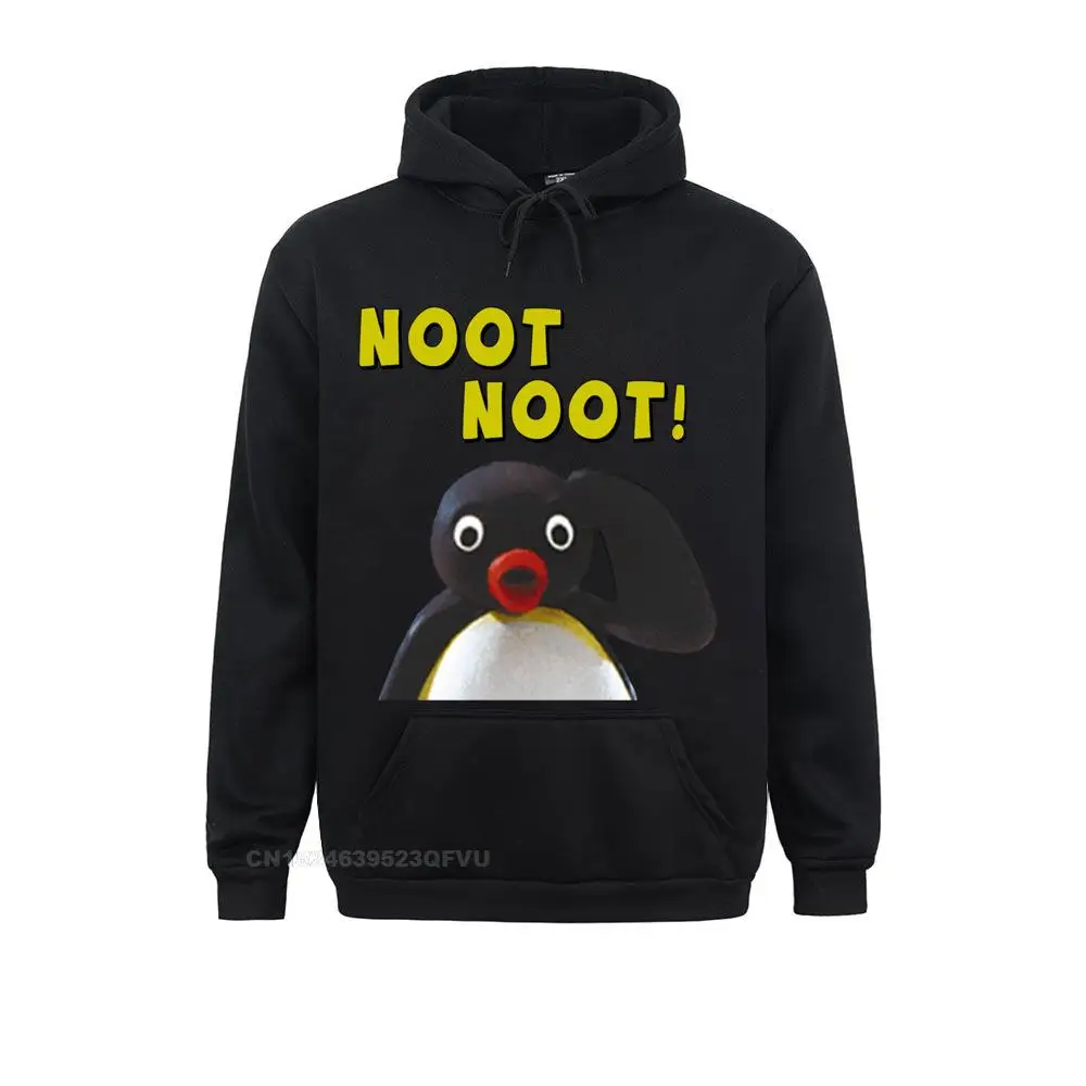 Pingu Noot Noot Motherfu***S Men's Hoodies Penguin Meme Funny Cartoon Novelty Pullover Hoodie Hoodie Cotton Clothing