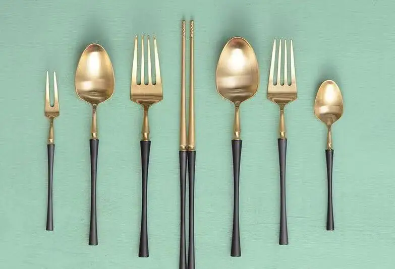 

Nordic fashionable 304 stainless steel knife and fork Western steak set