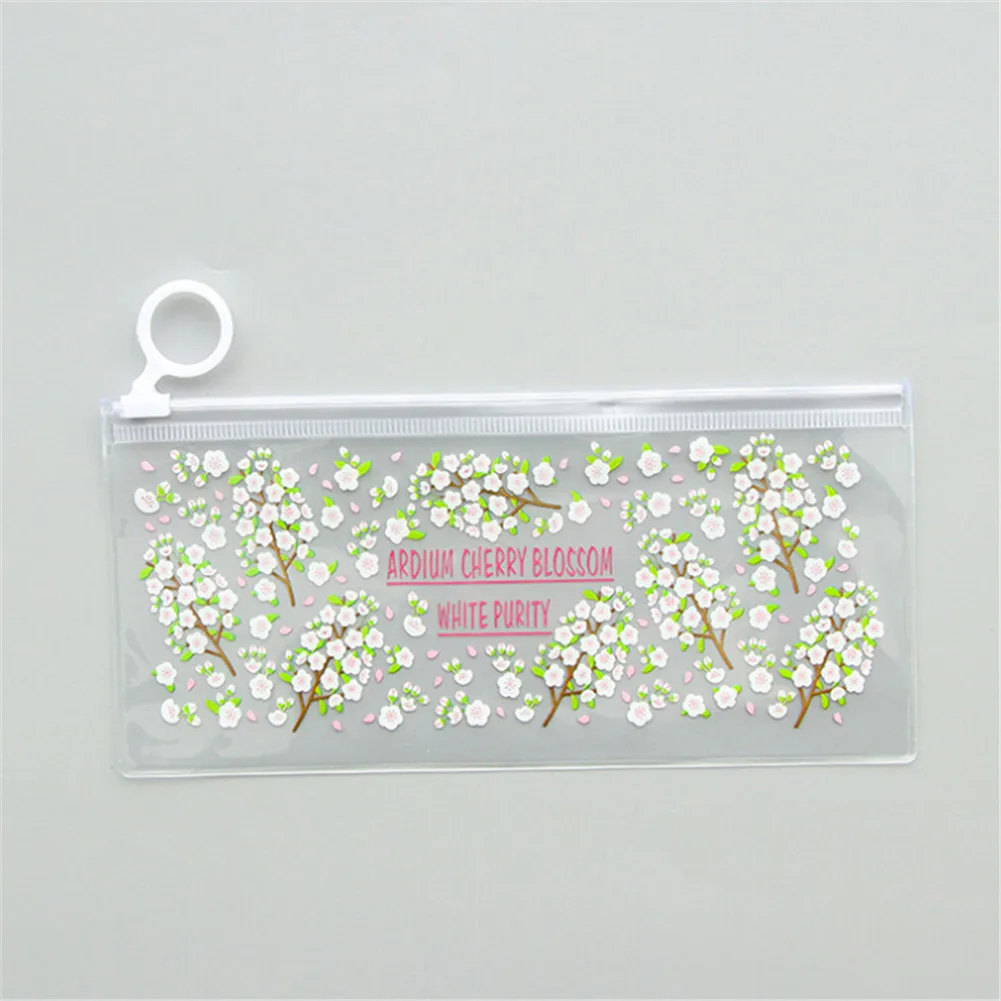 Креативные водонепроницаемые пеналы из ПВХ прозрачная канцелярская папка для