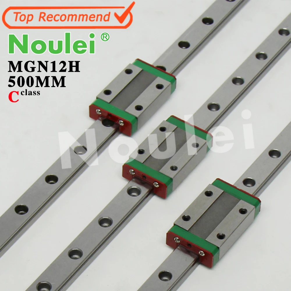 Noulei lineaire geleidingsrail as 12 мм коссель линейный mgn12h mgn12 500 3 шт. 3d принтер рельс|Линейные