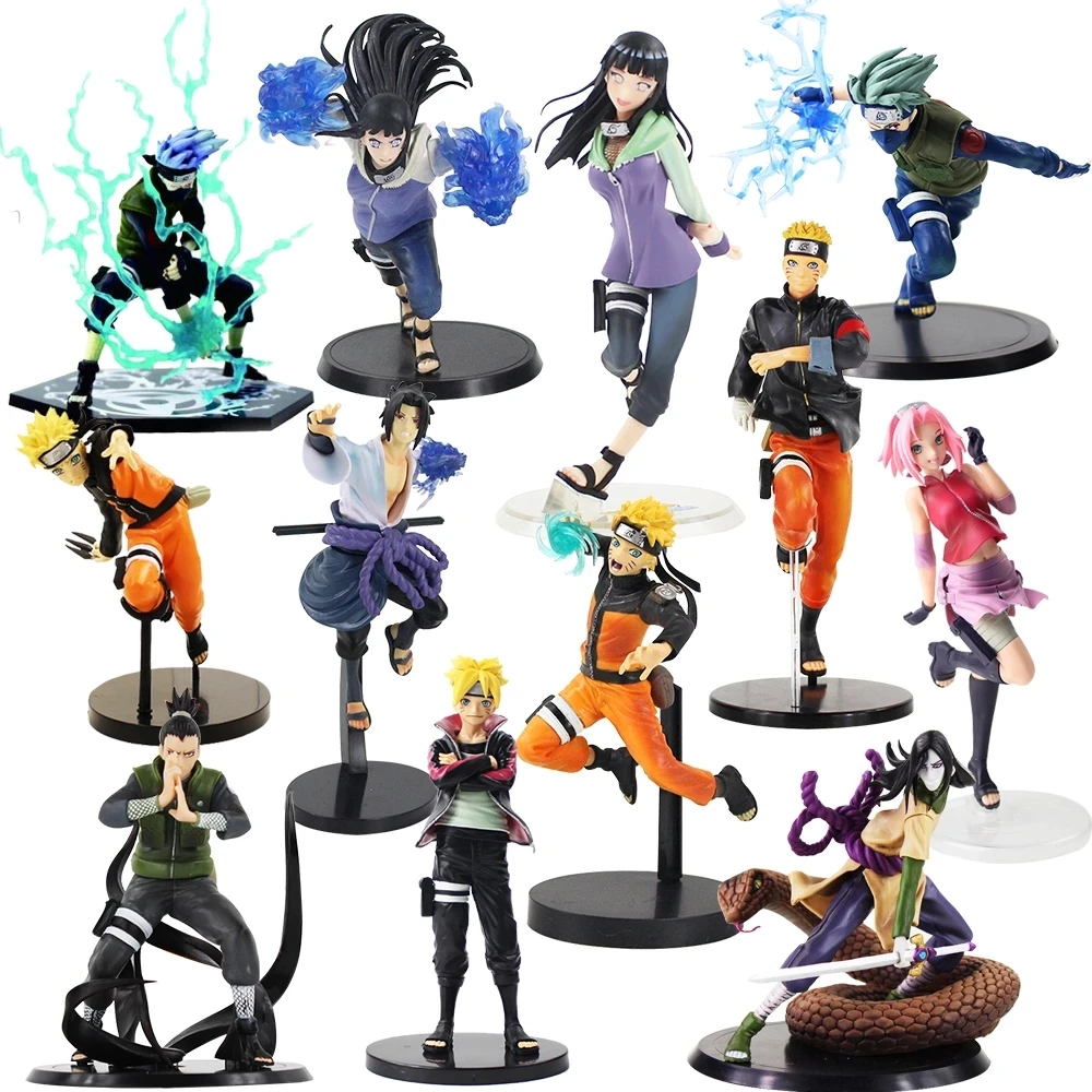 Экшн-фигурка удзумаки Наруто Саске Хатаке Какаси Шикамару гиуга Хината Учиха