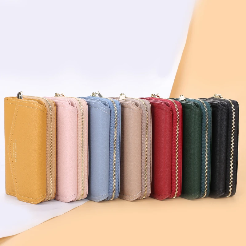 

Small Carteras De Mujer Bags for Women Portafoglio Donna Pu Billetera Mujer Portefeuille Femme Zipper Ladies Wallet Card Holder