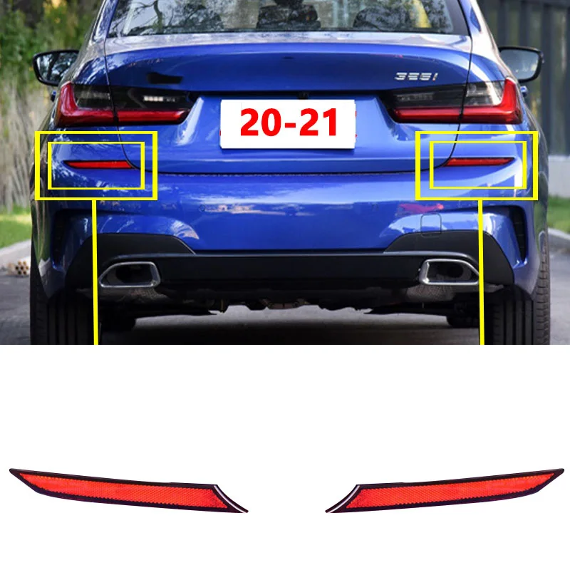 

Чехол для заднего бампера для BMW 3-Series Sedan M Sport G20 G28 320i 325i 330i 2020-2021