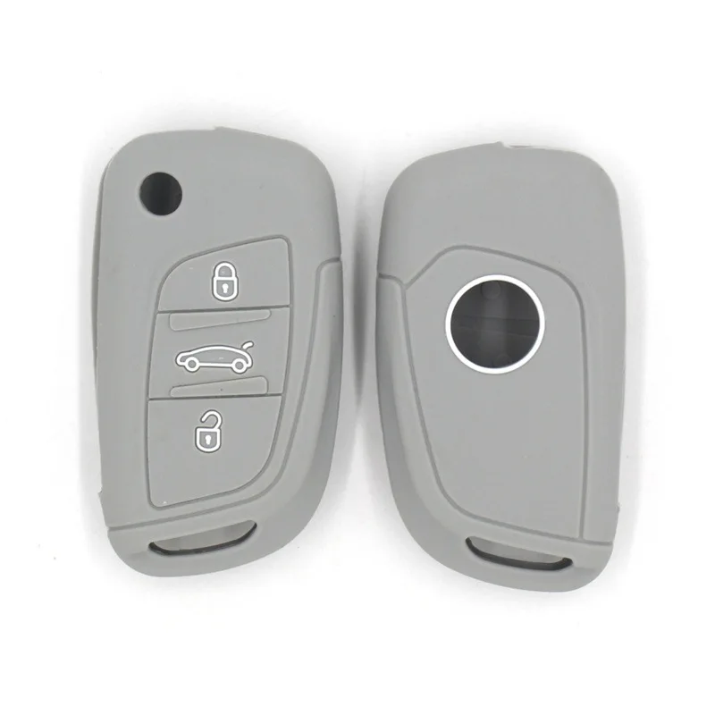 3 кнопки силиконовый чехол цветной для автомобиля авто пульт дистанционного