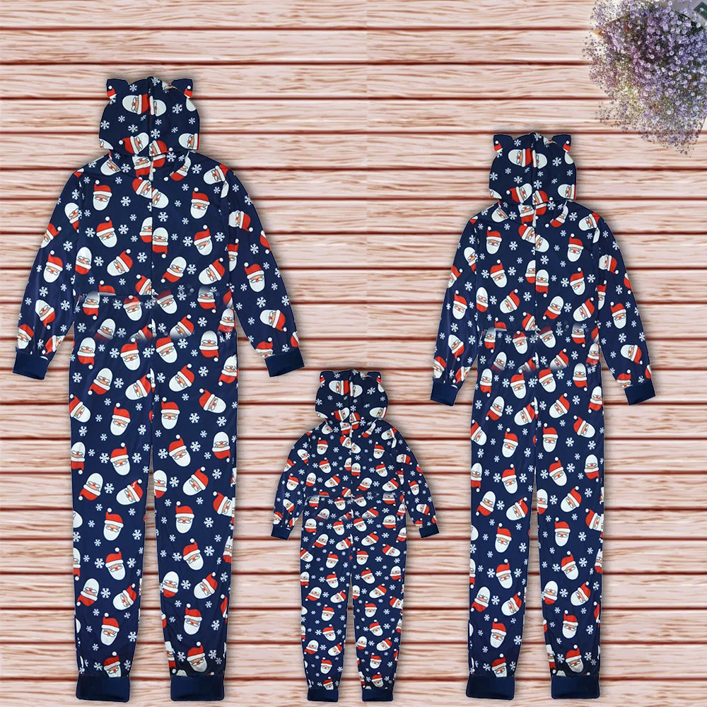 Рождественские пижамы в клетку семейные комплекты одежда для папы мамы и ребенка