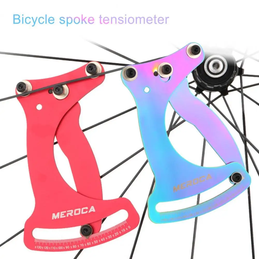 

1Pcs Bike Indicator Attrezi Meter Tensiometer Bicycle Spoke Tension Wheel Builders Tool Bicycle Spoke Repair Tool for Refit