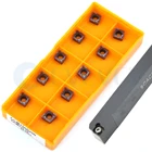 SCACR0808K06 SCACR1010 SCACL токарный станок с ЧПУ, держатель внешних токарных инструментов + 10 шт. карбидных вставок для станка, эффективный антивибрационный износ