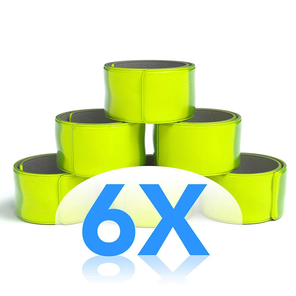 6 шт. велосипедный светоотражающий безопасный ремень для ног с зажимом ремня