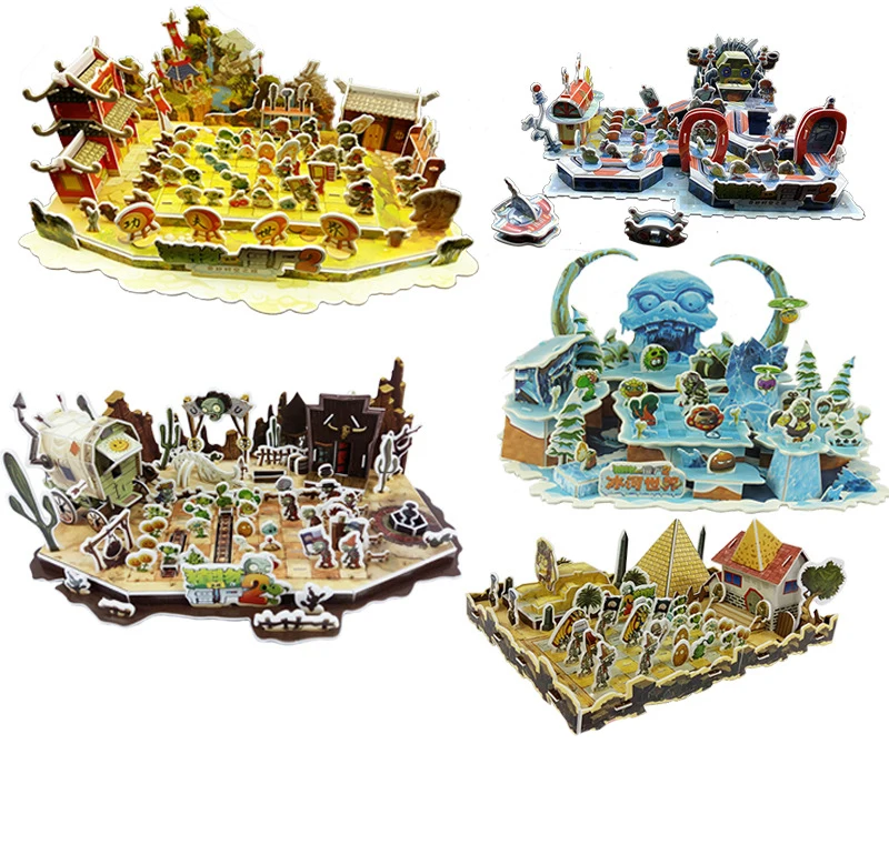 

Zombies 3D бумажная головоломка модель игрушки подарки игрушки для детей Высокое качество