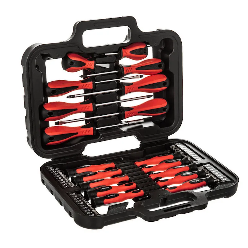 

58pc Professional Precision Screwdriver and Bit Tool Set Kit Mini Slotted Torx Pillips Star Household Repair Tool Kit