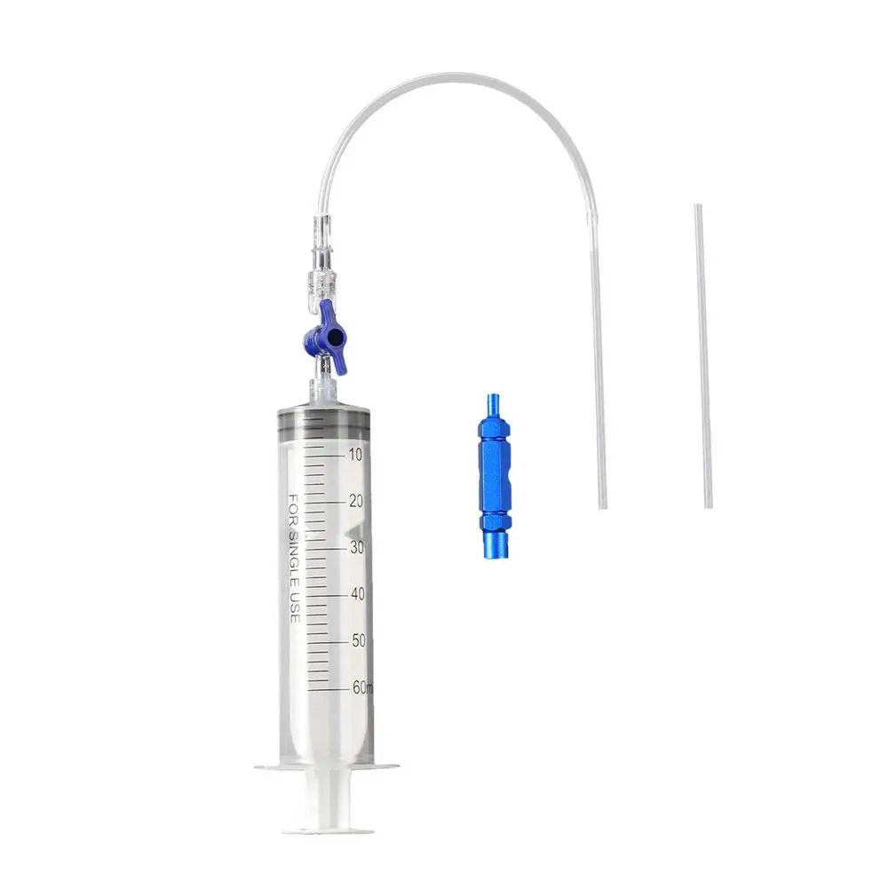 

Bicycle Tubeless Tire Liquid Injection Tool 60ml Tire Sealant Syringe With Bike Presta Valve & Hard Tube For Bike Repair Tool