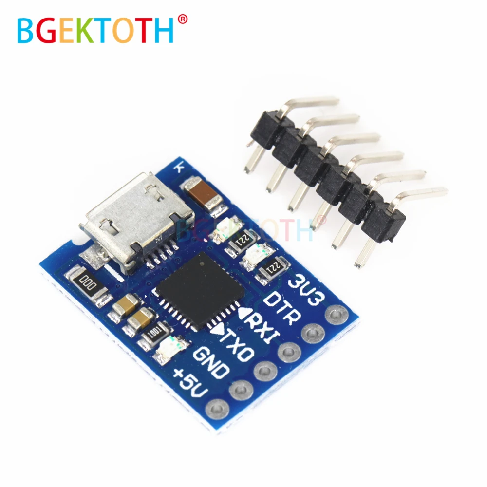 CP2102 MICRO USB к UART TTL модуль 6-контактный последовательный преобразователь STC Замена
