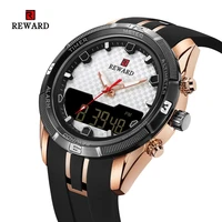 reward military sport fashion men watch top quality luxury quartz watches clock silicon band watch relogio masculino wrist