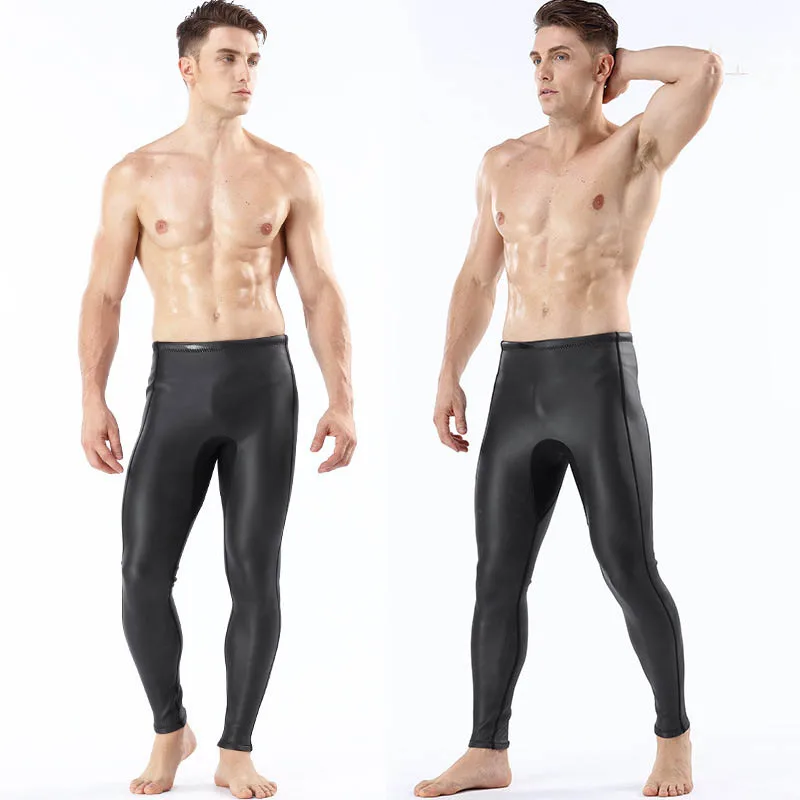 2 мм CR легкие кожаные штаны для дайвинга кальсоны плавания мужчин подводного