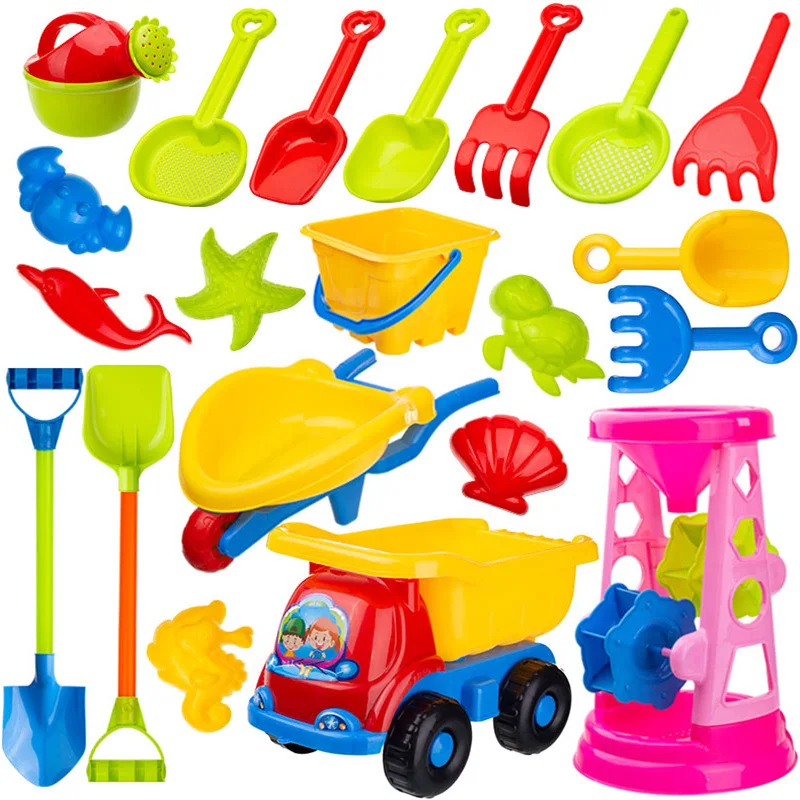 

Children Beach Baby Toys Set Summer Digging Sand Tool with Shovel Water Game Play Outdoor Toy Set Sandbox for Kids Baby Boys