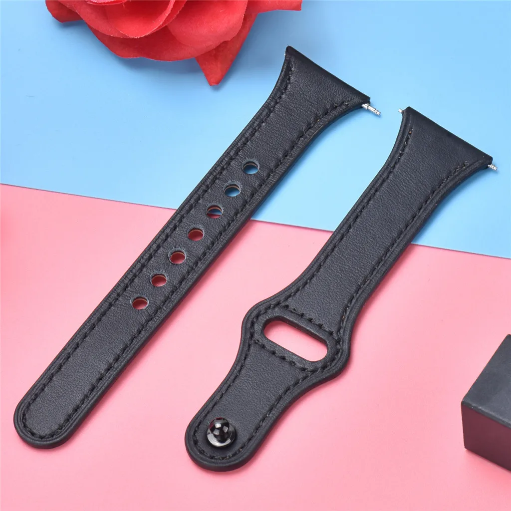 Замена браслета роскошный кожаный ремешок для Fitbit Versa 2 Смарт часы ремешок сменный браслет наручных часов ремешок для умных часов Ремешок