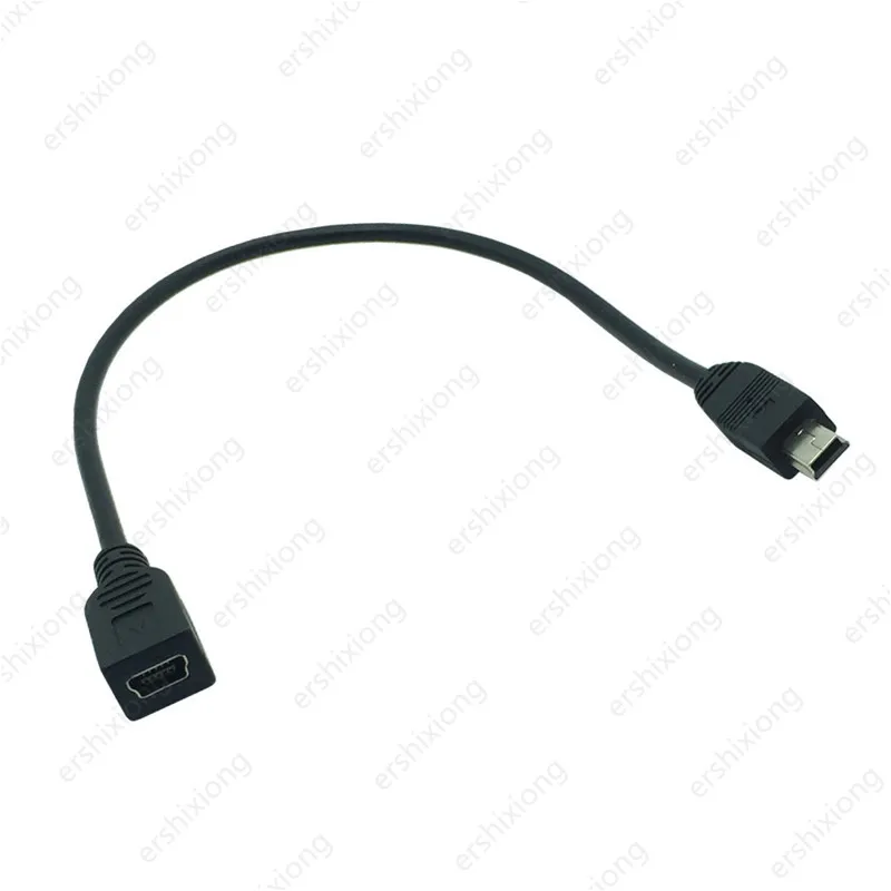 

Мини USB-кабель «штырь-гнездо» 90 градусов вверх и вниз, левый и правый угол 25 см