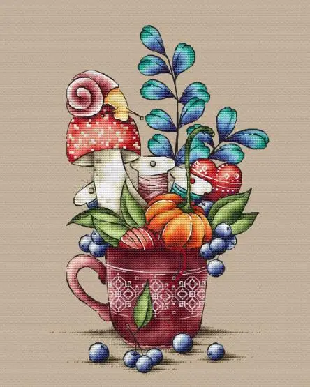 

M200217Home Fun Cross Stitch Kit Package Greeting Needlework Counted Kits New Style Joy Sunday Kits Embroidery