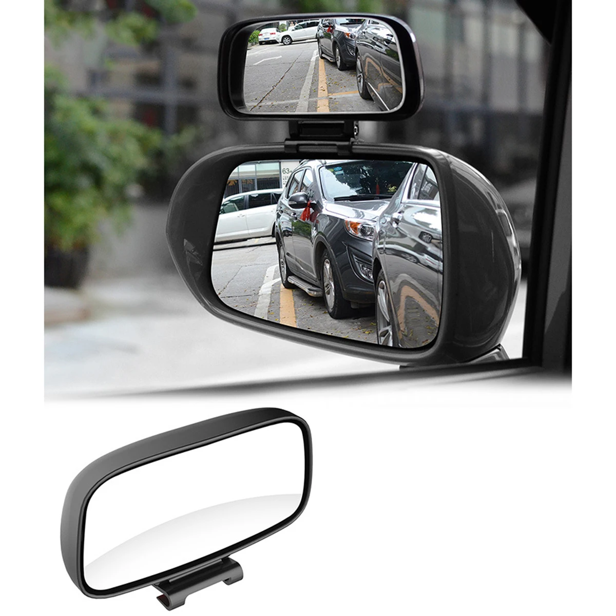 Универсальное Автомобильное Зеркало для слепых зон вращение на 360 ° регулируемое