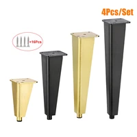 4pcs adjustable bathroom cabinet feet aluminum alloy furniture feet used for sofa coffee table cabinet support feet with screws