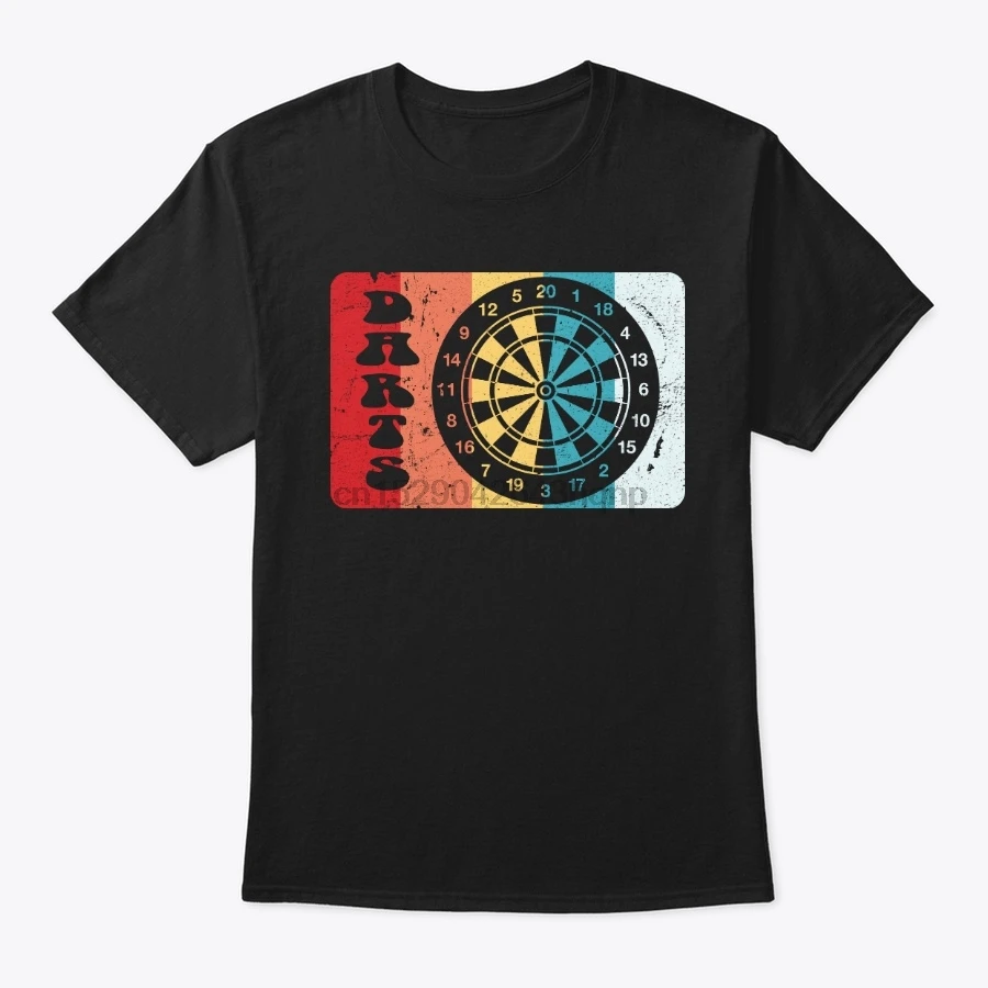 Для мужчин футболка для игры в дартс рубашка стиле ретро Old School футболки женщин