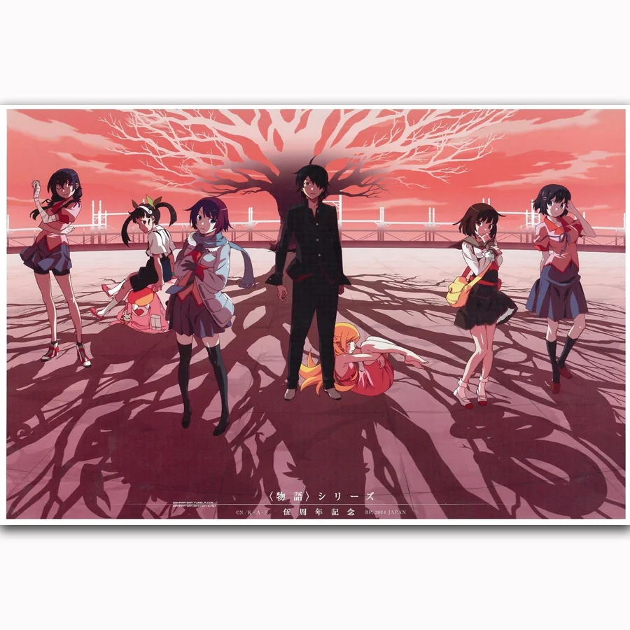 MQ3037 Горячее предложение Monogatari серии персонажей Японский комикс фильм Горячая