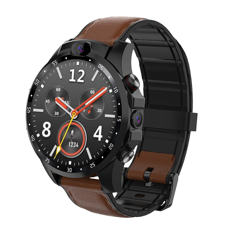 Smart Watch2020 IP68 Waterproof SIM Card GPS Positioning 1.6 Inch HD Display WIFI Android7.1 Dual Camera 2lens Men Watch | Электроника