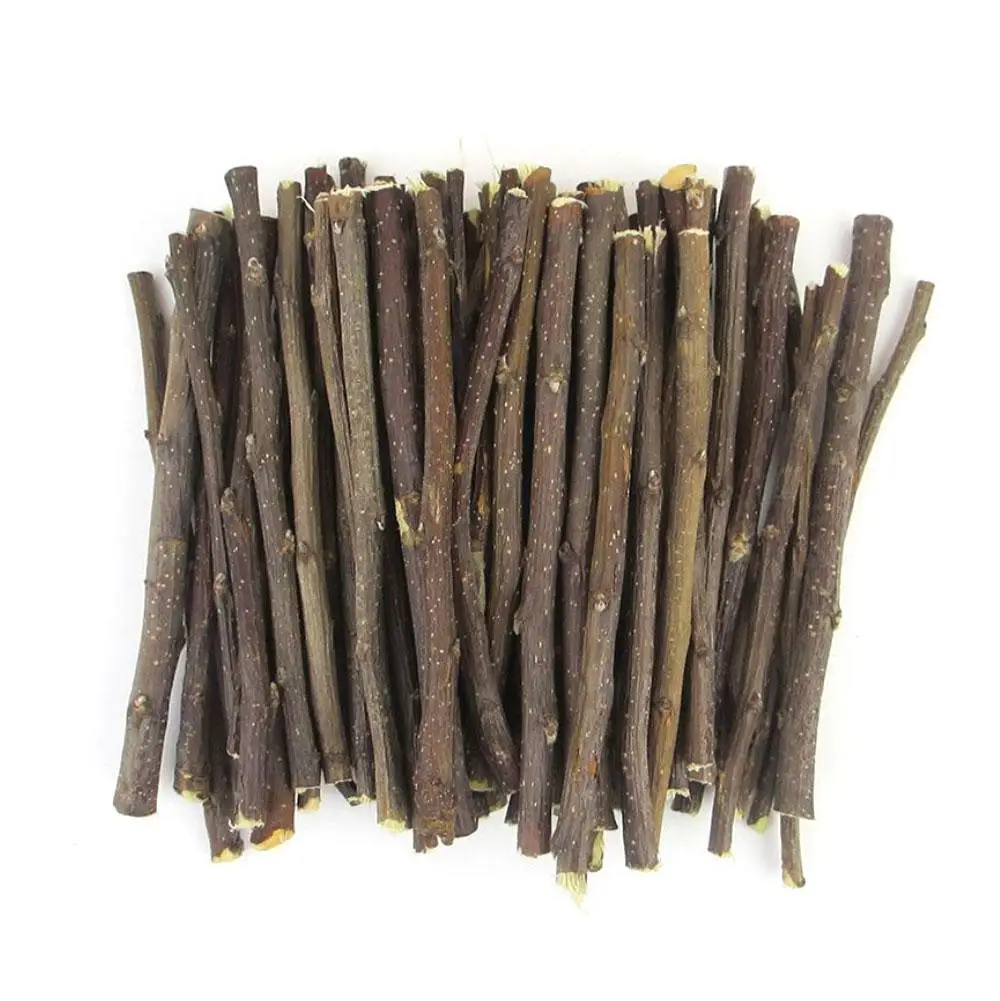 50 г дерево Жевательная палочка ПЭТ шлифовальный стержень укуса игрушка зубная