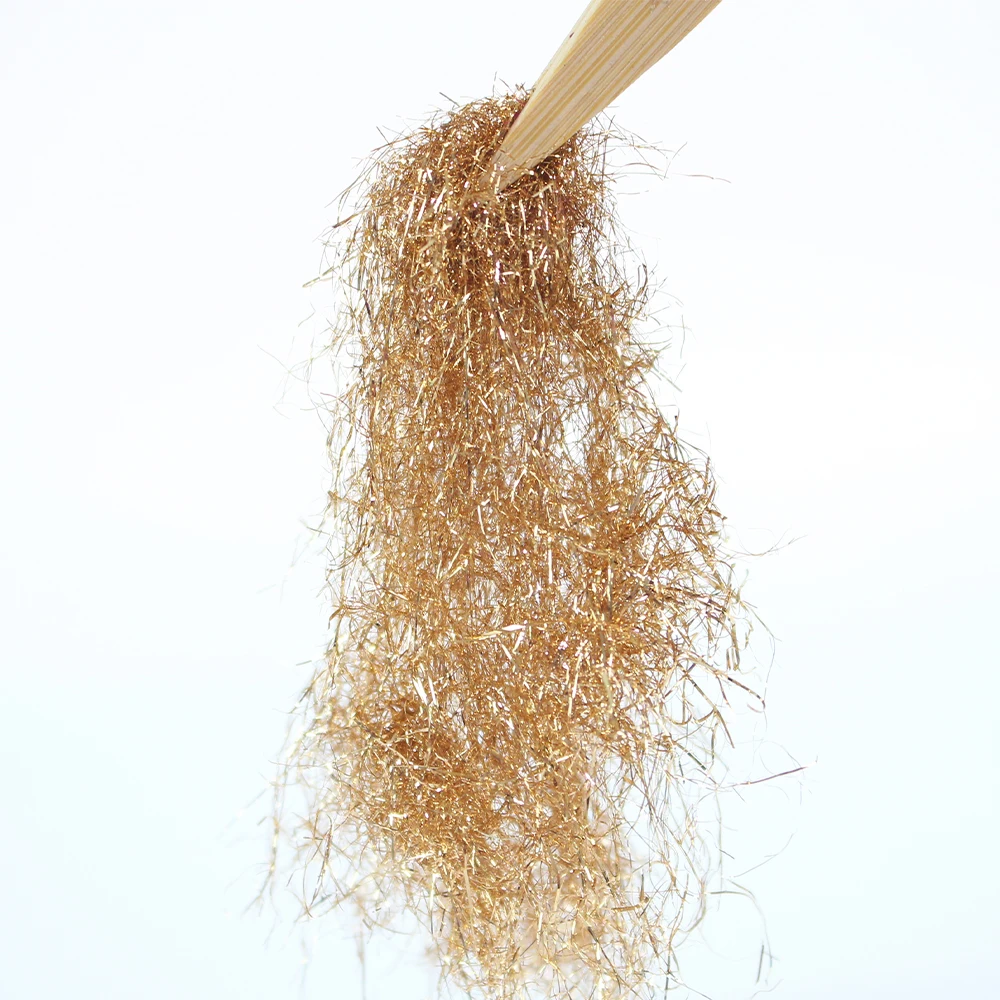 Проволока с имитацией золотого листа легированная нить цвета шампанского
