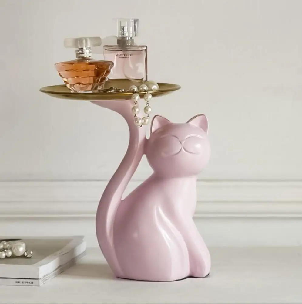 Инновационный кондитерский поднос Lucky Cat для хранения входных ключей украшение