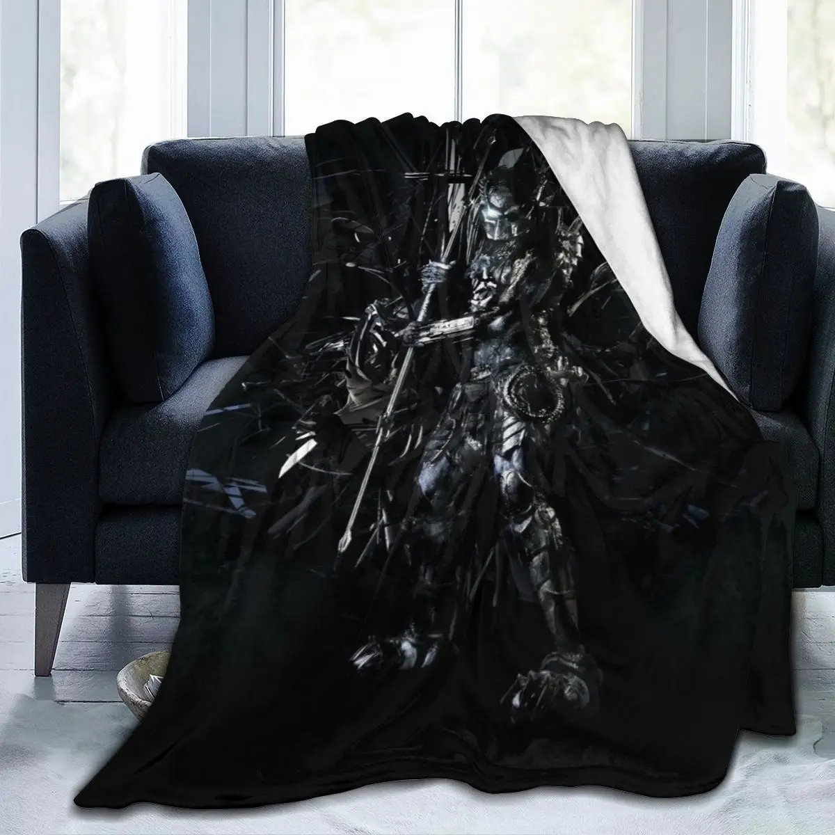 

Fashion 3D Predator Personality Printed Flannel Blanket Sheet Bedding Soft Blanket Bed Cover Home Textile Decoration