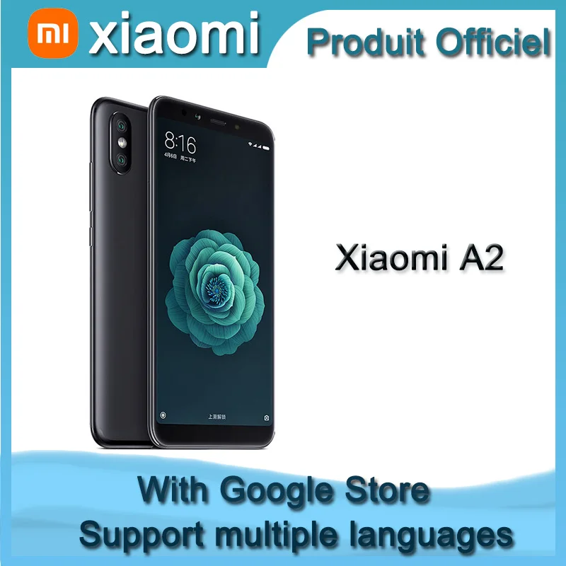 

Snapdragon 660 Celular Xiaomi Mi A2/6x смартфон 6G 128G 1080X2160 пикселей Быстрая зарядка 18 Вт