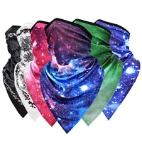 wosawe cycling face cover moisture wicking and quick drying dust protection cycling triangle scarf cycling equipment