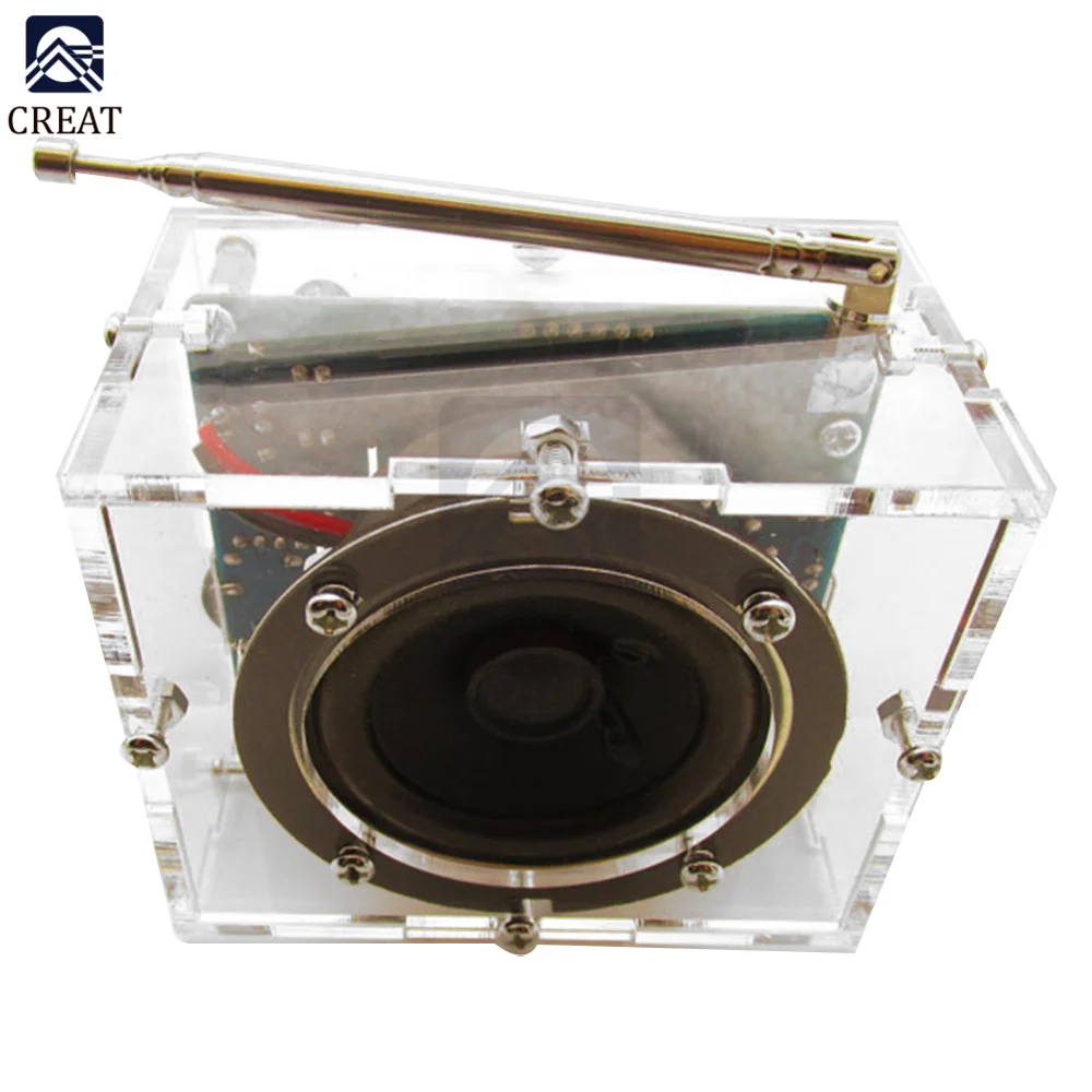 FM-радиоприемник TEA5767 с цифровым дисплеем 5 Вт 8 Ом 87-108 МГц